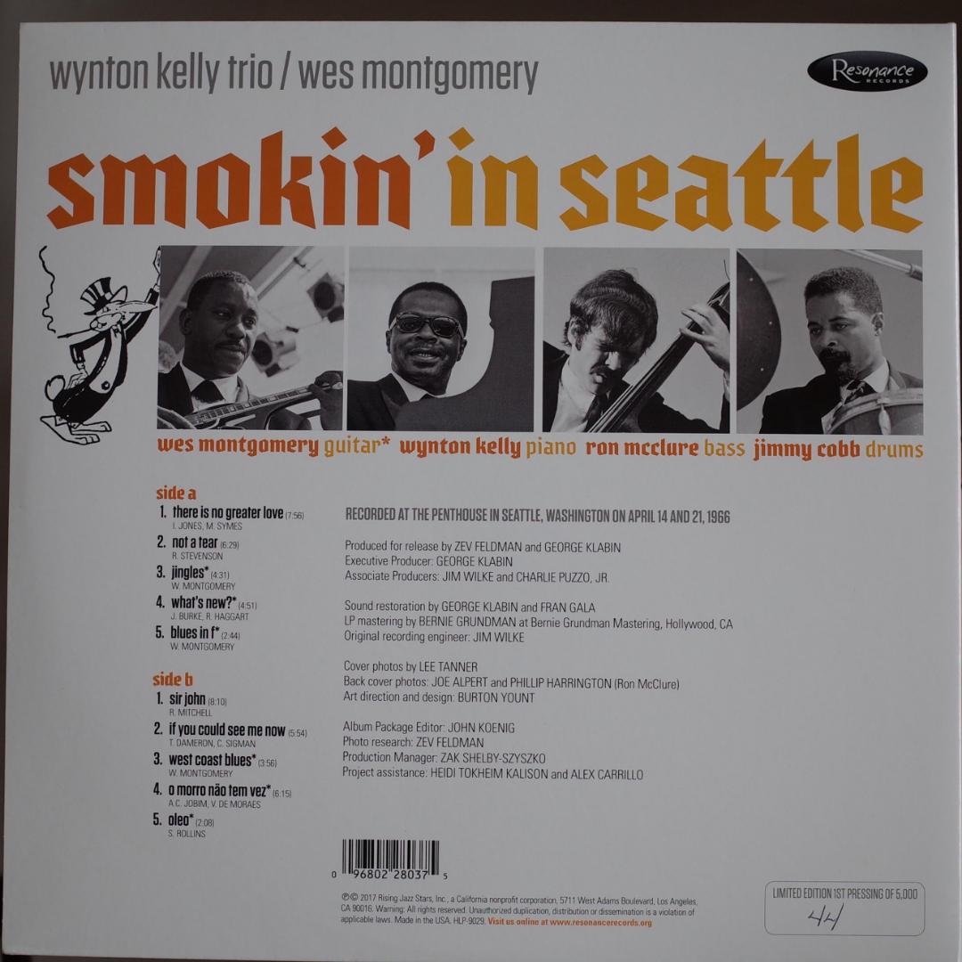 Wes Montgomery / smokin' レコード