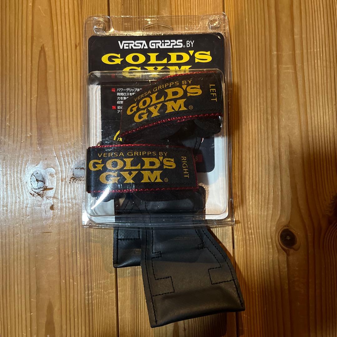 ゴールドジムパワーグリップ黒/赤 Sサイズ