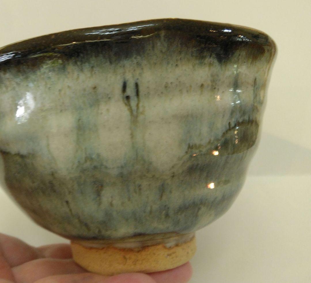 [未使用] 岡本研作 酒津焼 抹茶碗 / 六代目 / 皇室献上窯