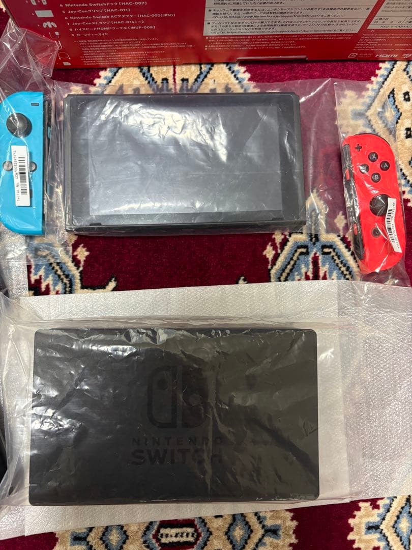 Nintendo Switch 本体　バッテリー強化版　sdカード付き