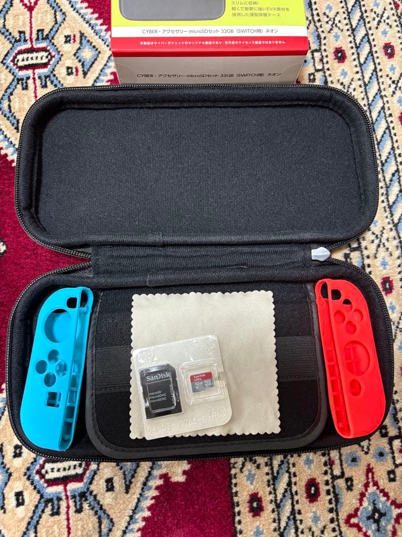 Nintendo Switch 本体　バッテリー強化版　sdカード付き