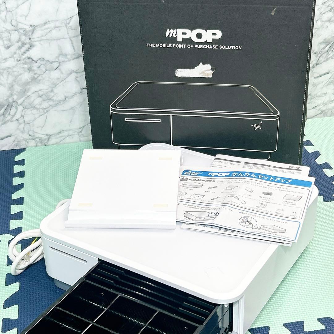 Airレジ/スマレジ対応 スター精密 mPOP POP10 WHT JP