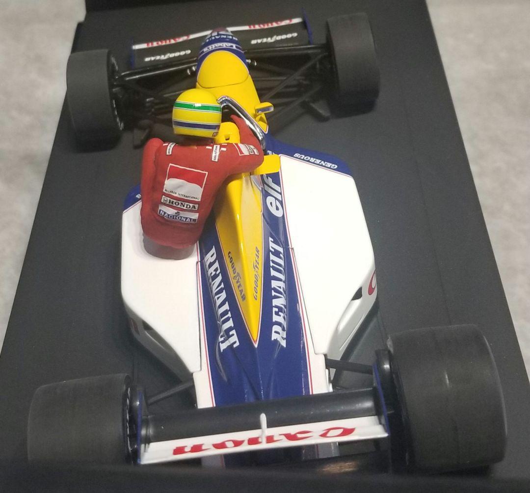 【レア】ミニチャンプス　1/18 ウィリアムズ FW14 マンセルライドオンセナ