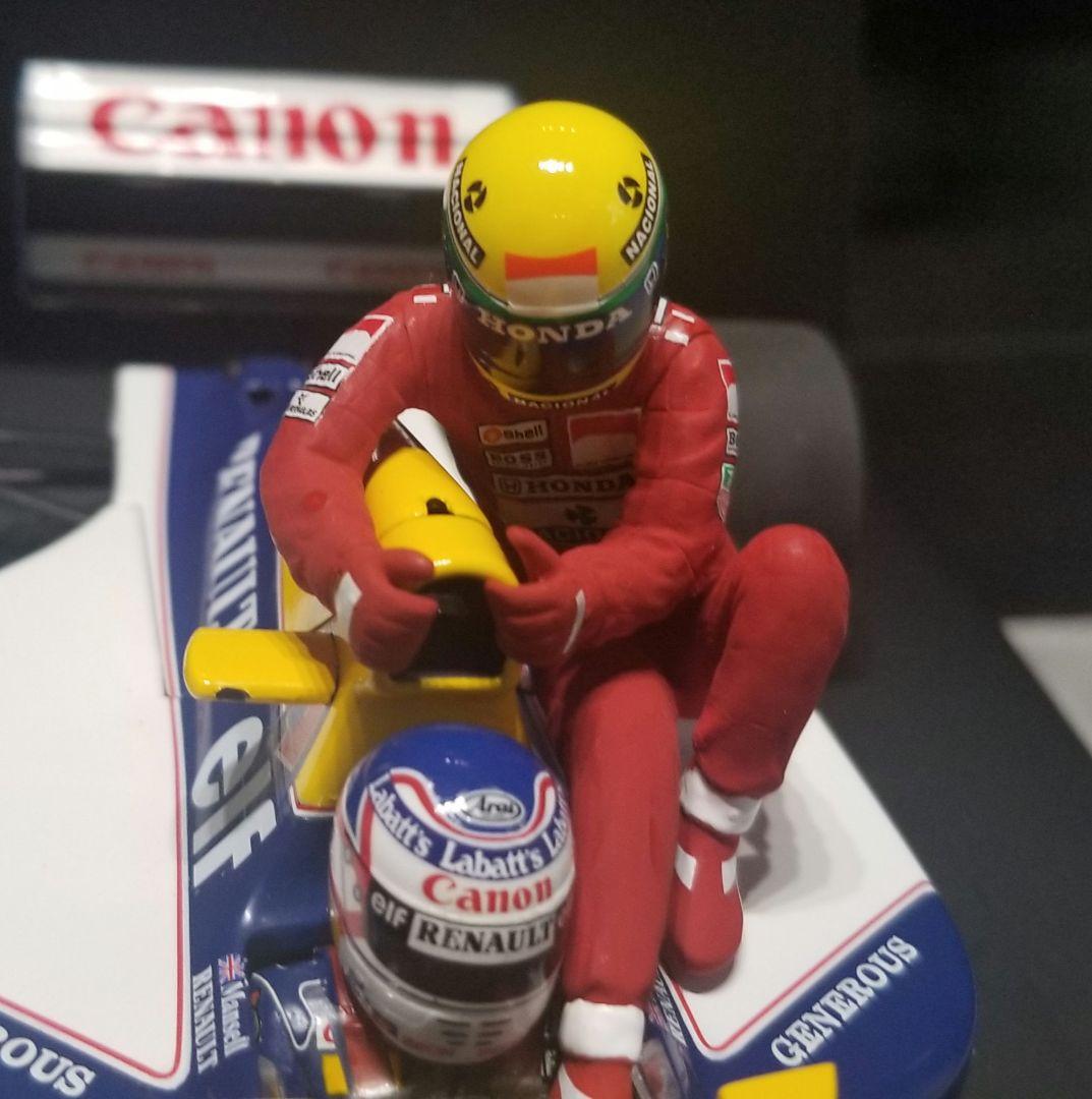 【レア】ミニチャンプス　1/18 ウィリアムズ FW14 マンセルライドオンセナ