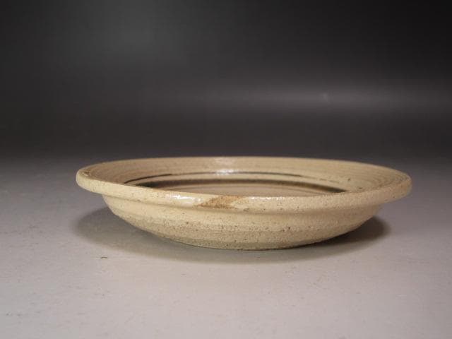 ★　北大路魯山人　織部平向　五客★x618