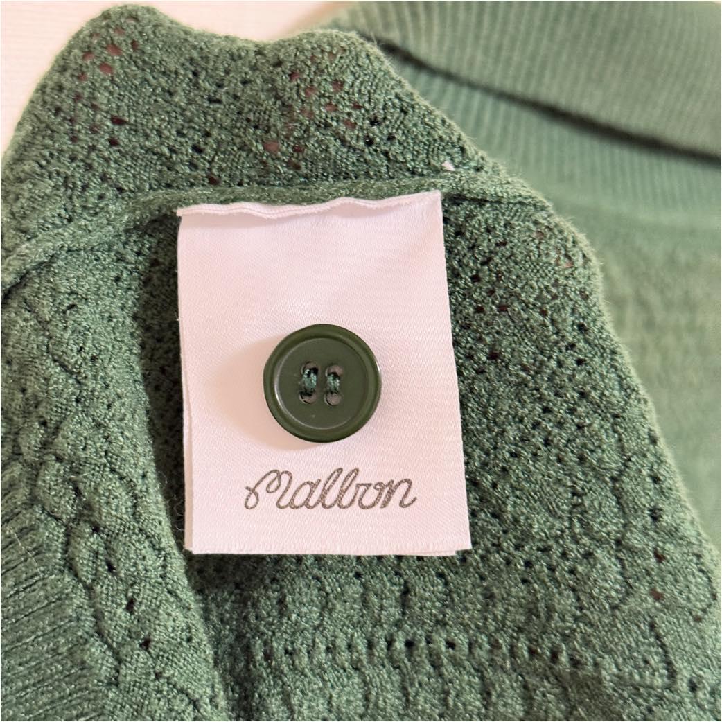 MALBON GOLF RESORT クロシェ ポロシャツ 半袖