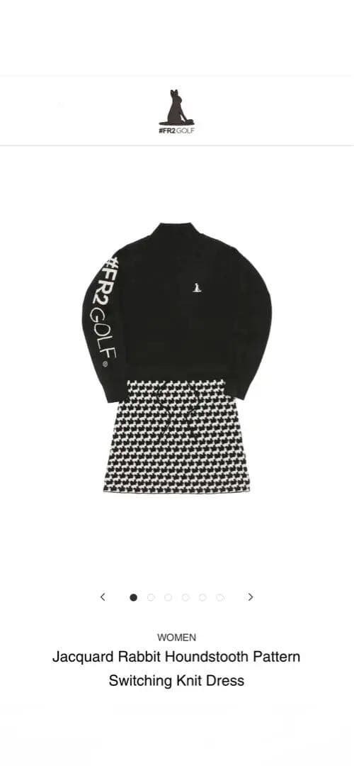 FR2ゴルフ　兎千鳥ワンピース