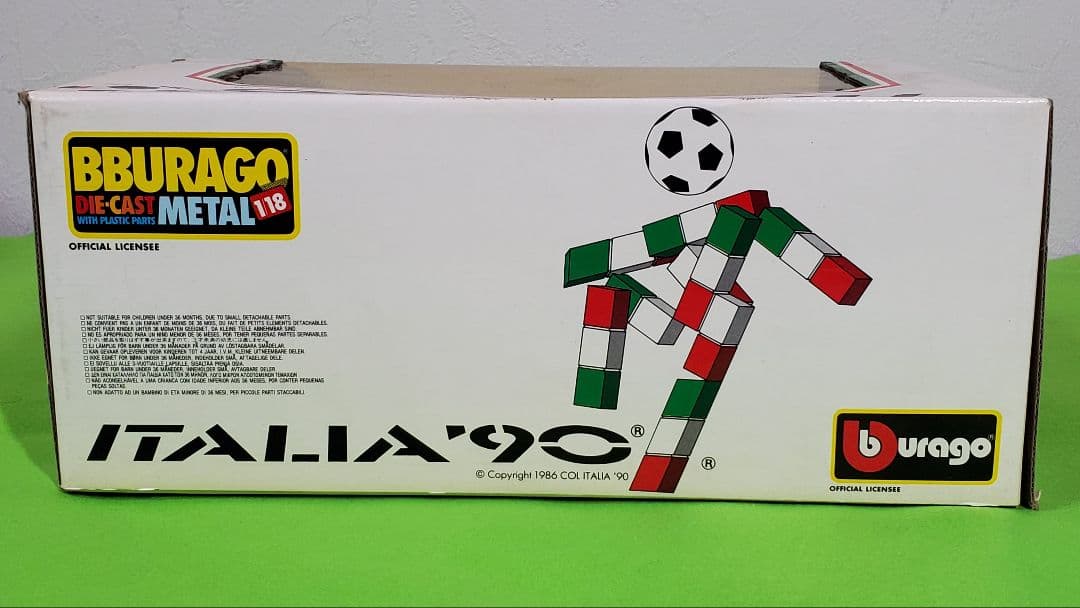 1/18ブラーゴ 1990年イタリアワールドカップ限定 フェラーリ・テスタロッサ