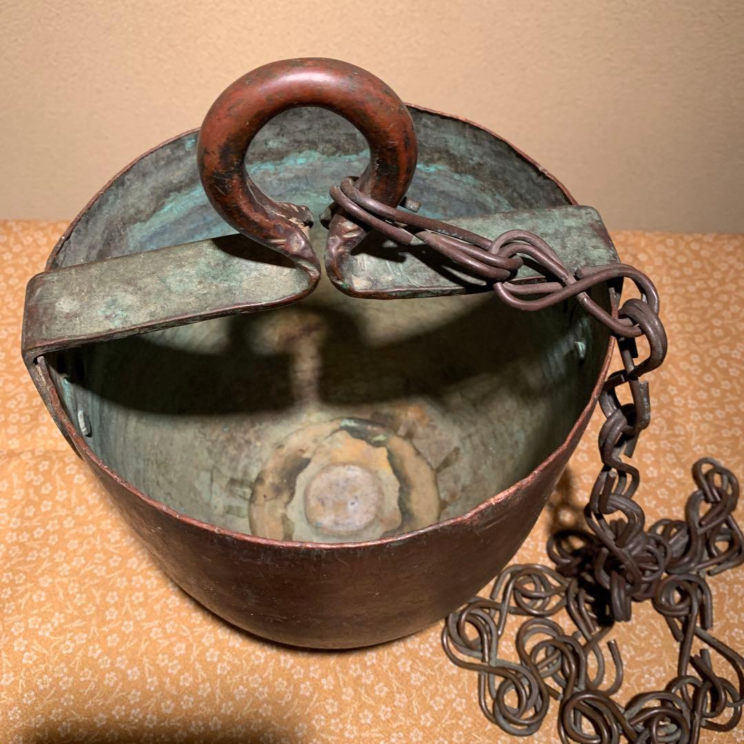 銅製のつるべ(時代物)
