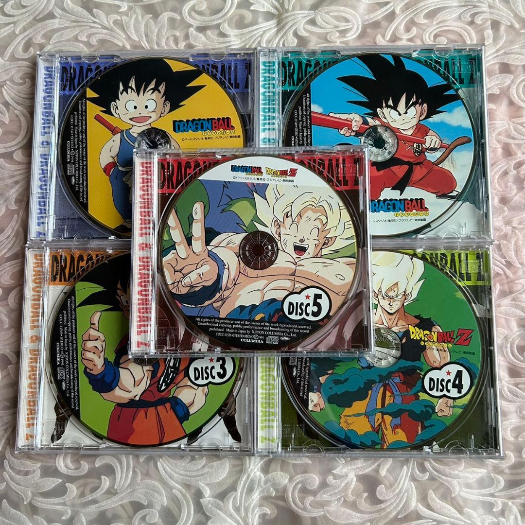 ドラゴンボール＆ドラゴンボールZ 大全集 5枚組 CD 帯付き 鳥山明