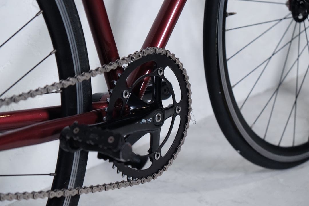 自転車本体 fuji feather Porsche993 arena red paint