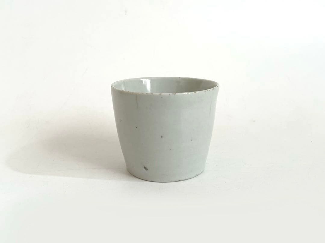 骨董　アンティーク　古伊万里　白磁　蕎麦猪口　ニュウあり