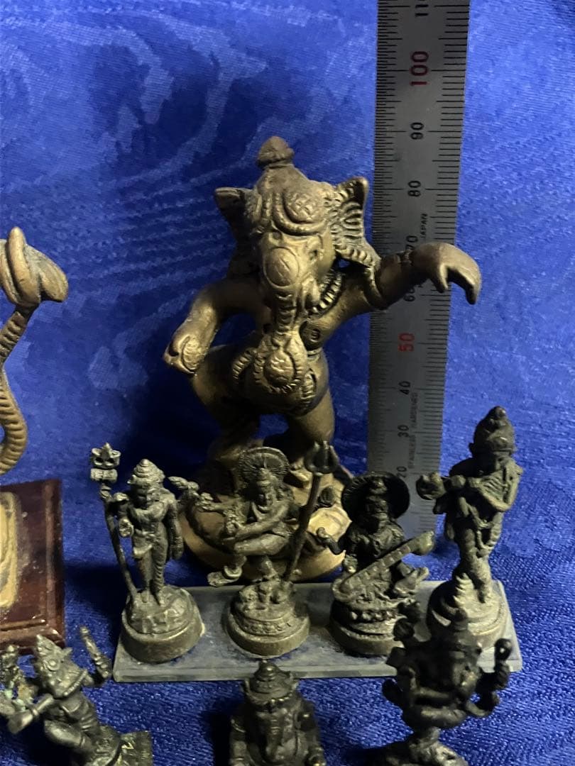 インド神像 金属製彫刻セット
