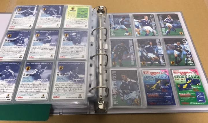 02カルビーJリーグカード日本代表234枚セミコンプセット（コンプまで2枚抜け）
