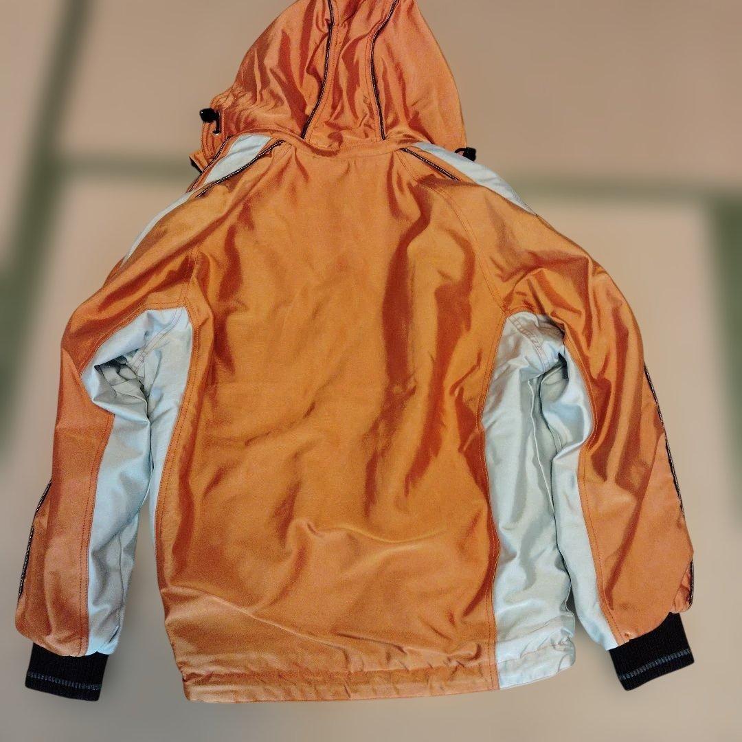 DESCENTE フード付きスキーウェア ボード ジャケット オレンジ L