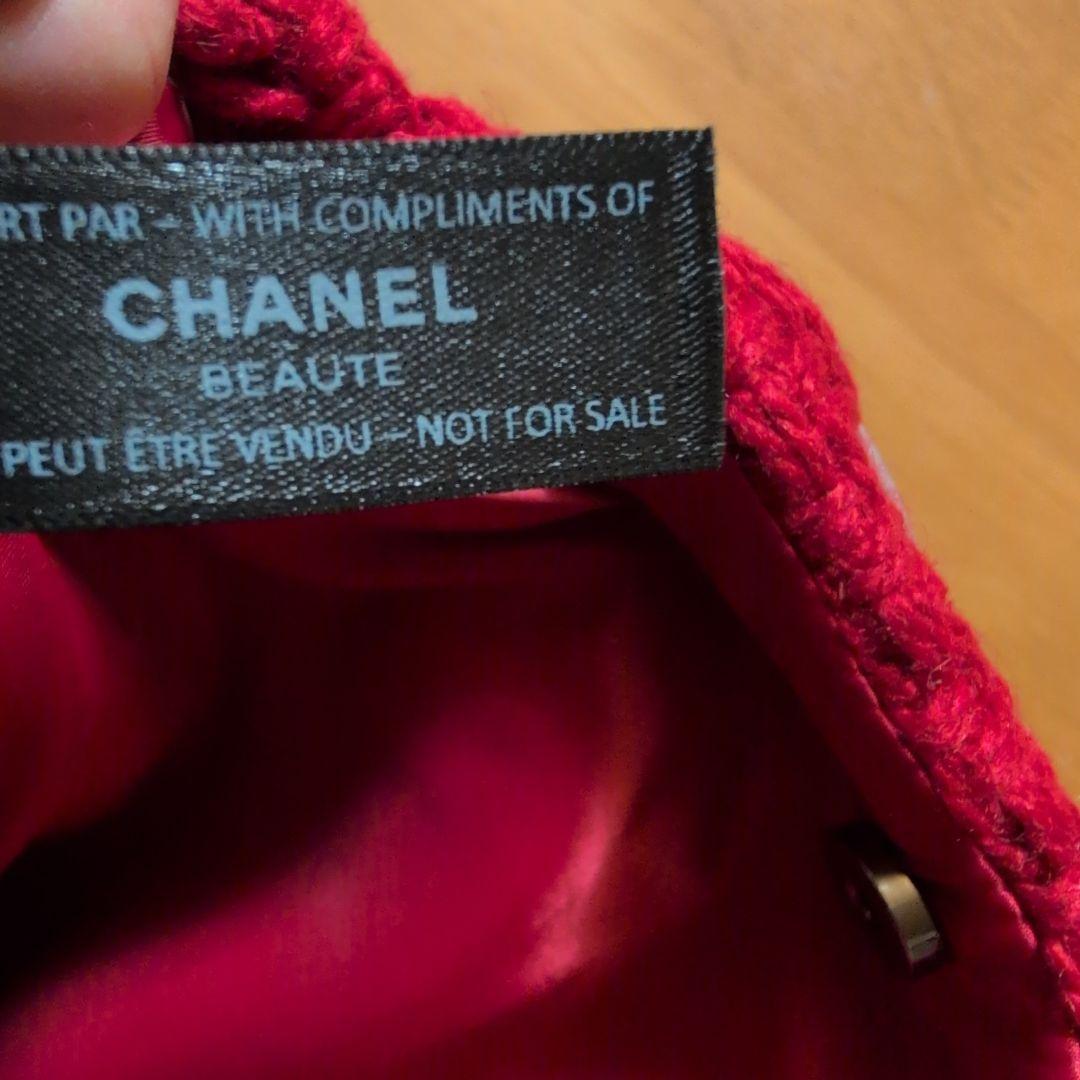 CHANEL ツイードトートバッグ　スパンコール　ノベルティ