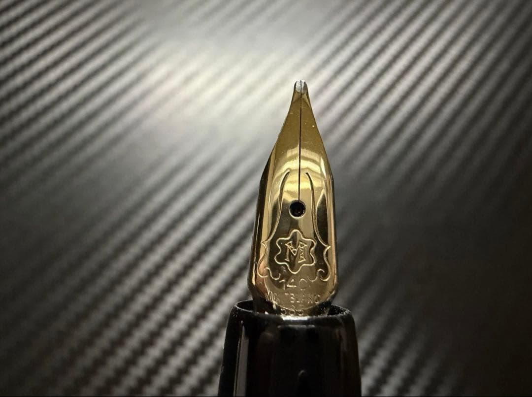 未使用に近い モンブラン マスターピース 744 テレスコープ式 M 万年筆