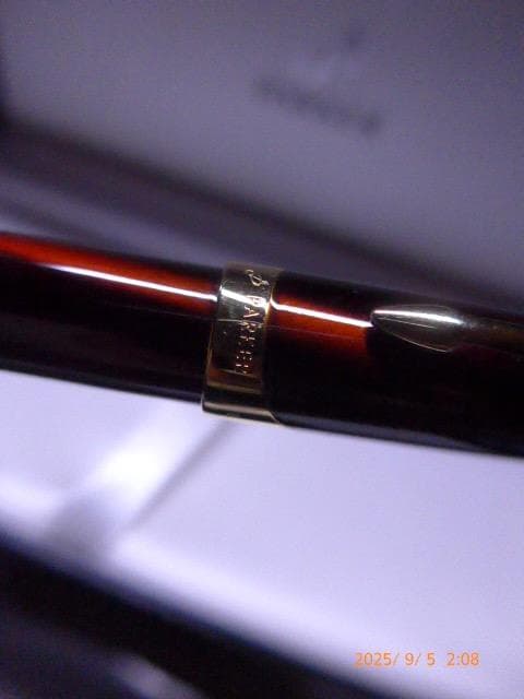 幻のパーカー万年筆　エリプス／Ellipse　深紅　18K 750ペン先、細字