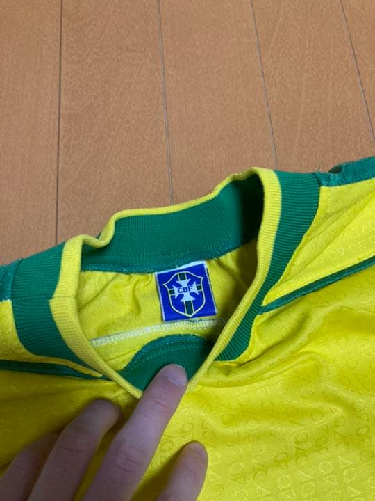 【保管正規品】90s ブラジル　ホームユニフォーム　vintage BRASIL