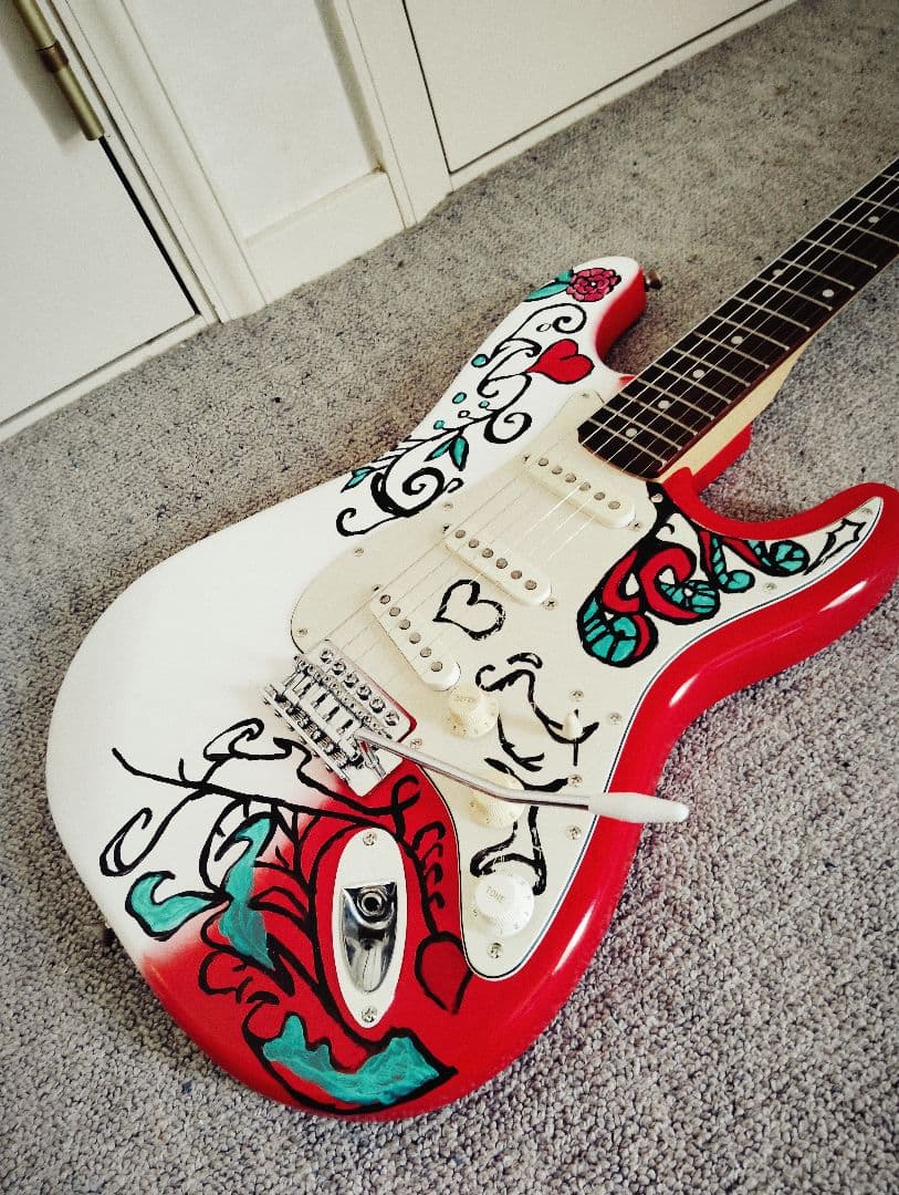 squier stratocaster モンタレーペイント