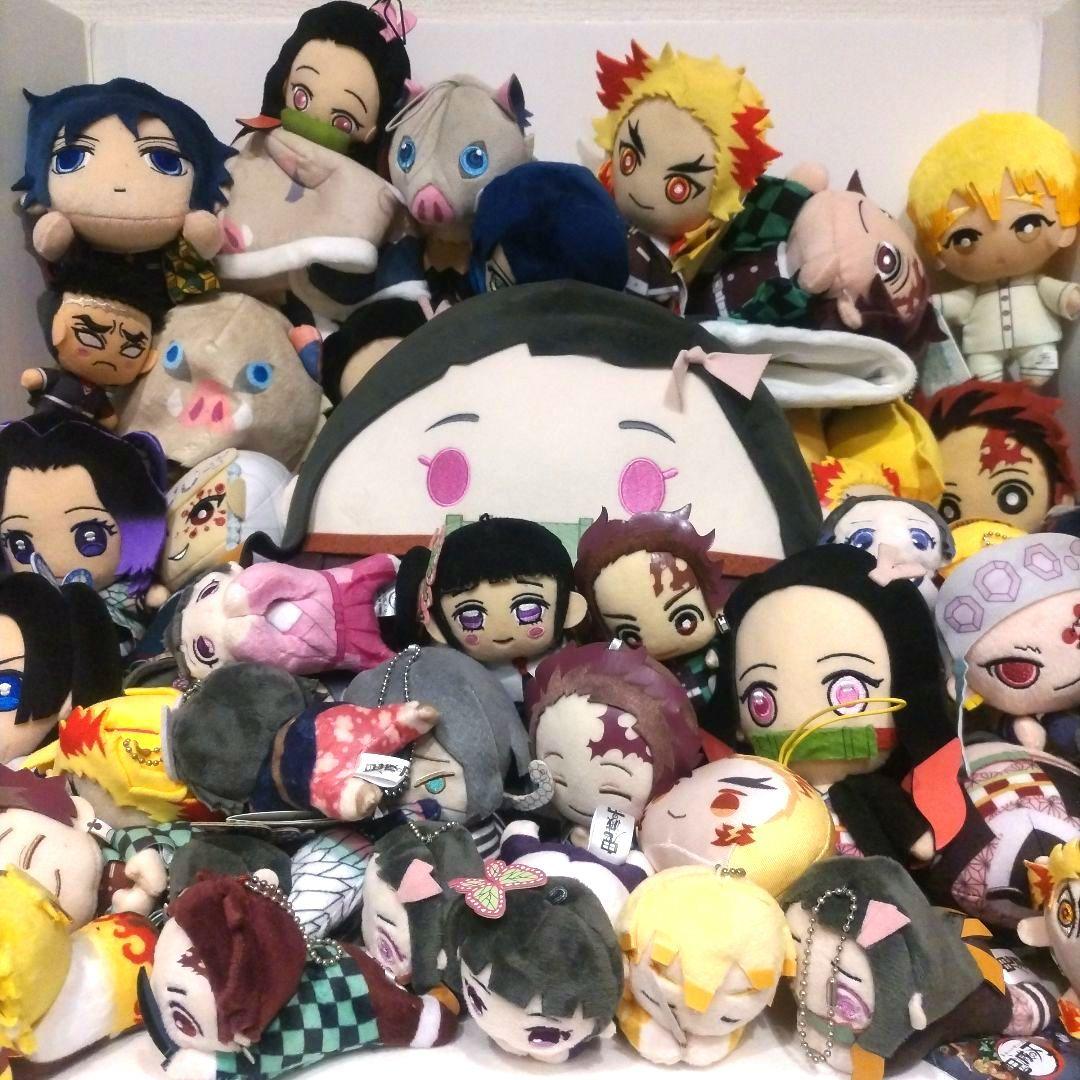 鬼滅の刃 ぬいぐるみ マスコット 大量 まとめ セット 50個以上