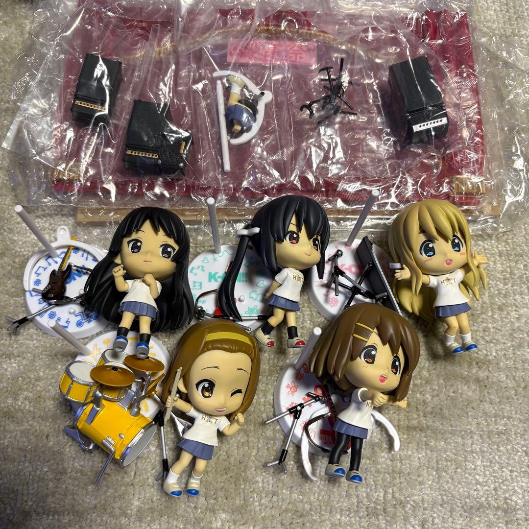 けいおん!! フィギュア6体とステージセット