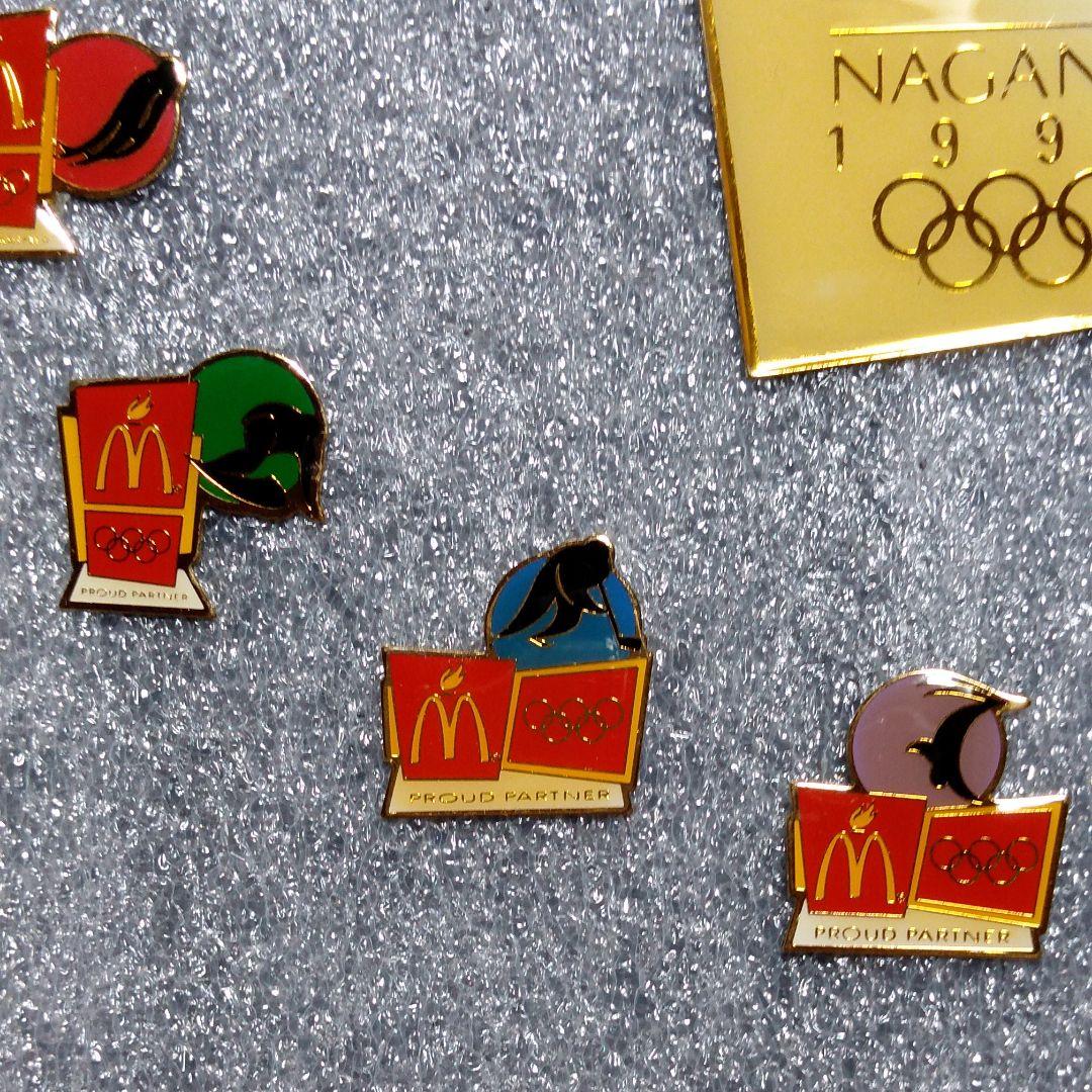 長野オリンピック　USAマクドナルドVIPピンバッジのセット