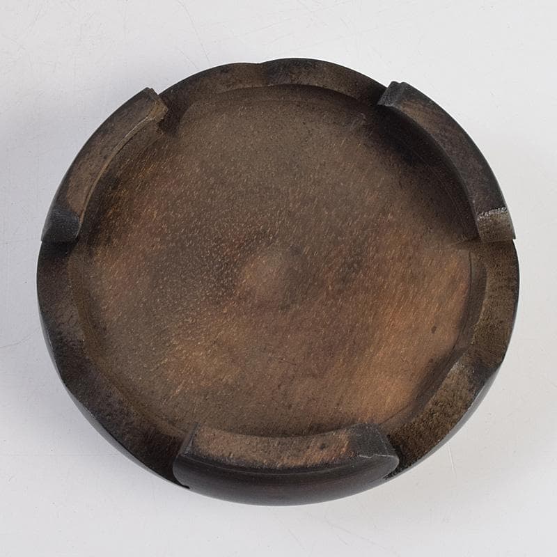 七宝焼　佐藤謨義作　水仙文　花瓶　唐木台付　共箱　V　R9237