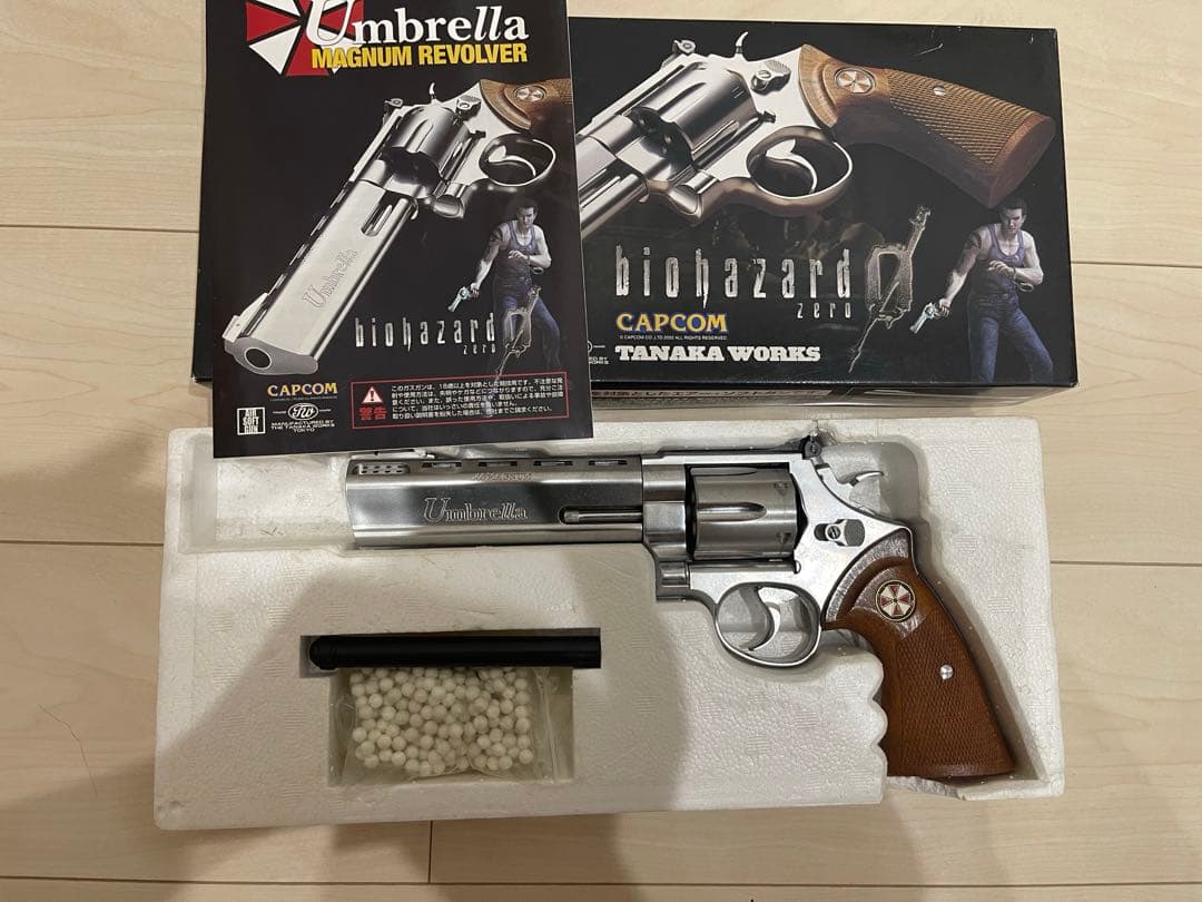 タナカ バイオハザード0 アンブレラ マグナム リボルバー　ガスガン