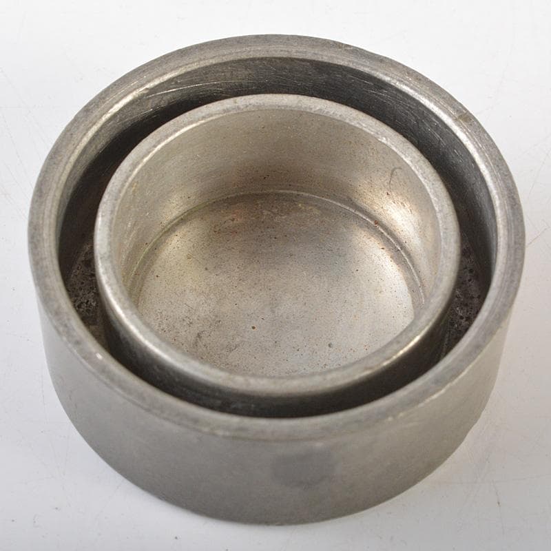 Momo 煎茶道具　古錫　点銅款　茶壷　茶心壷　約187g　M　R7269