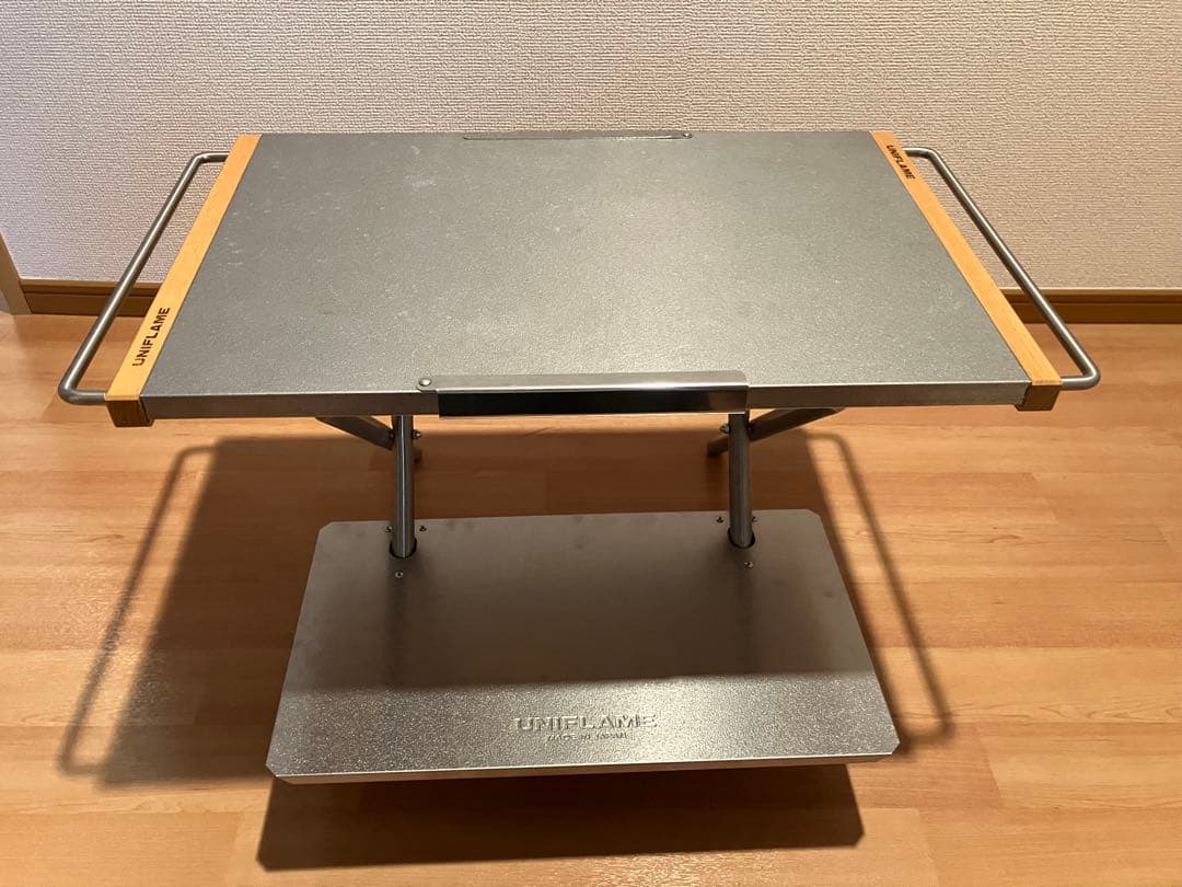 ユニフレーム 焚き火テーブルカスタムサイドバー レッグラック・収納袋付き