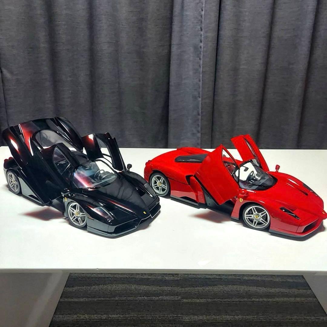 タミヤ1/12コレクターズクラブスペシャル　エンツォフェラーリ　黒赤　2台セット