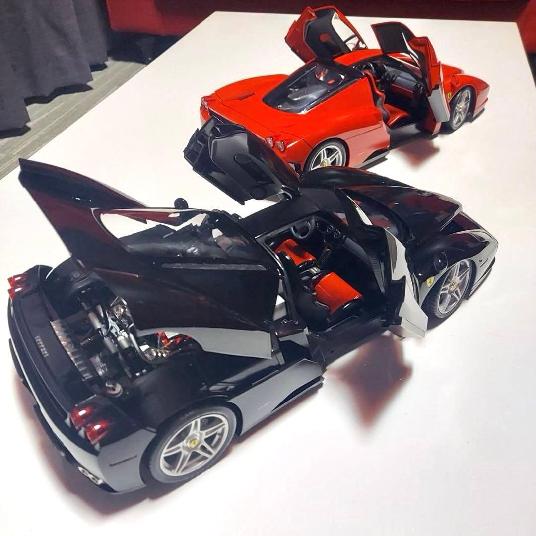 タミヤ1/12コレクターズクラブスペシャル　エンツォフェラーリ　黒赤　2台セット