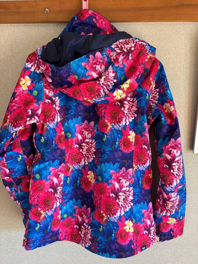 【新品・未使用】ROXY 蜷川実花　コラボ　花柄スキーウェア フード付き