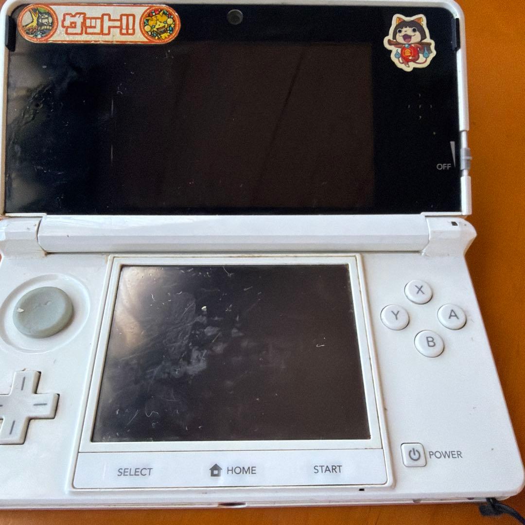 マリオカート7 ニンテンドー3DS ホワイト　ジャンク品