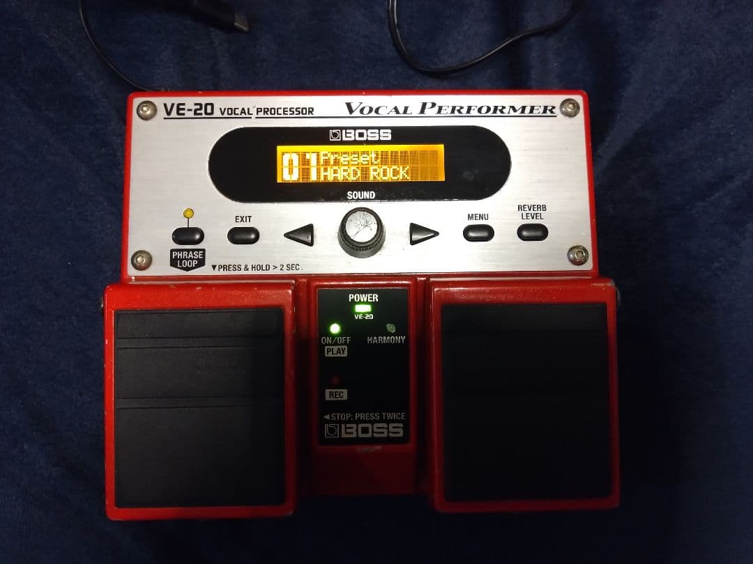 BOSS VE-20 ボーカルエフェクター ACアダプタ付き