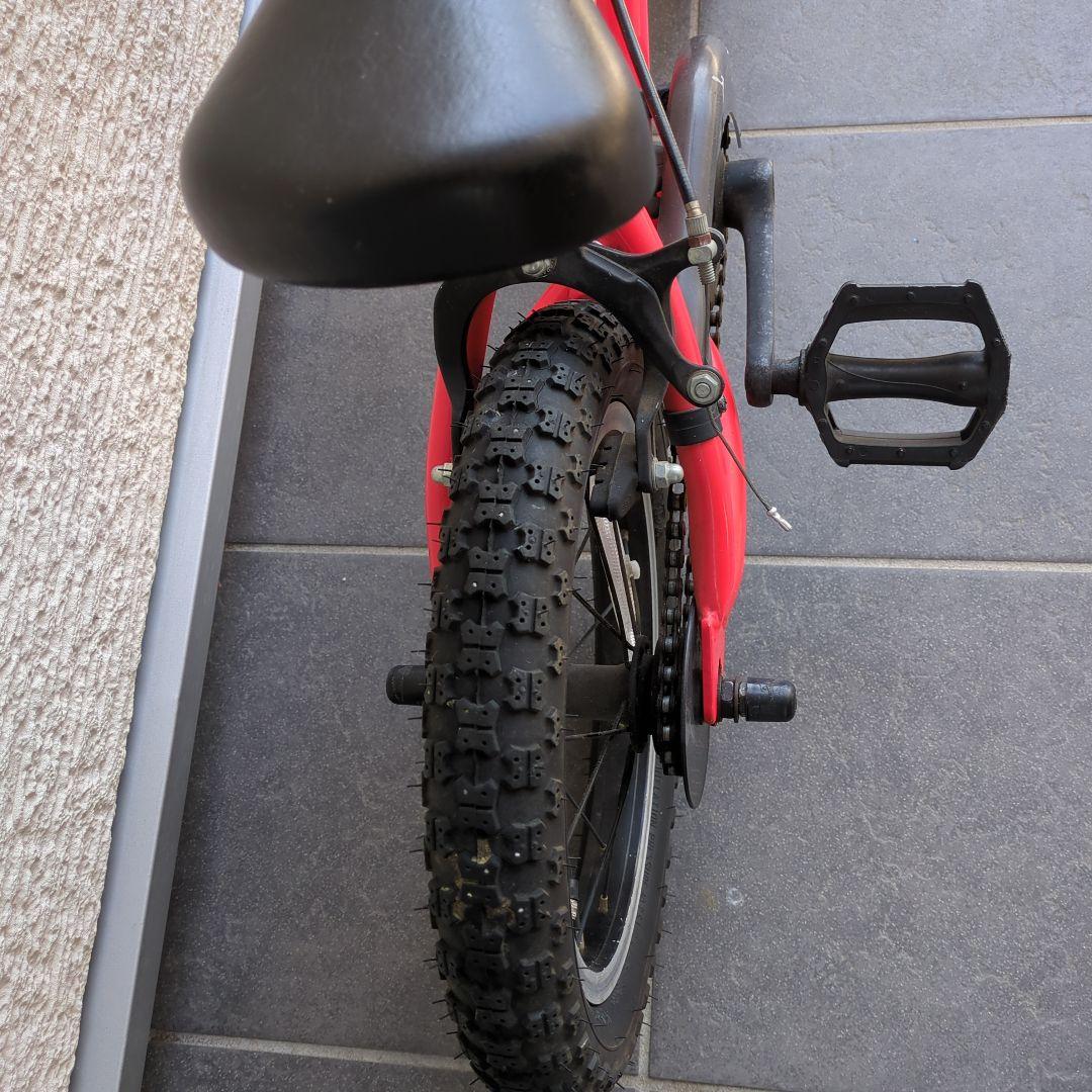 【かゆりぱ】CRANKER キッズバイク 14 赤