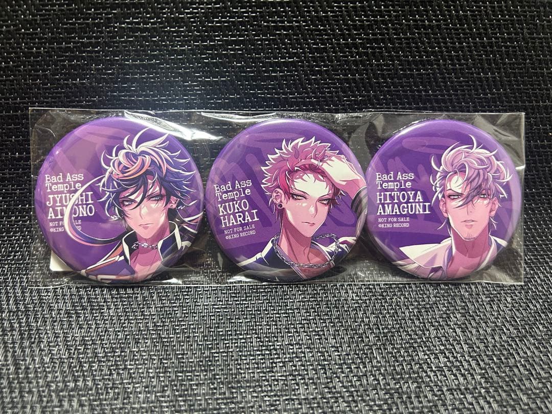 アクリルブロック＋缶バッジセット　波羅夷空却　四十物十四　天国獄