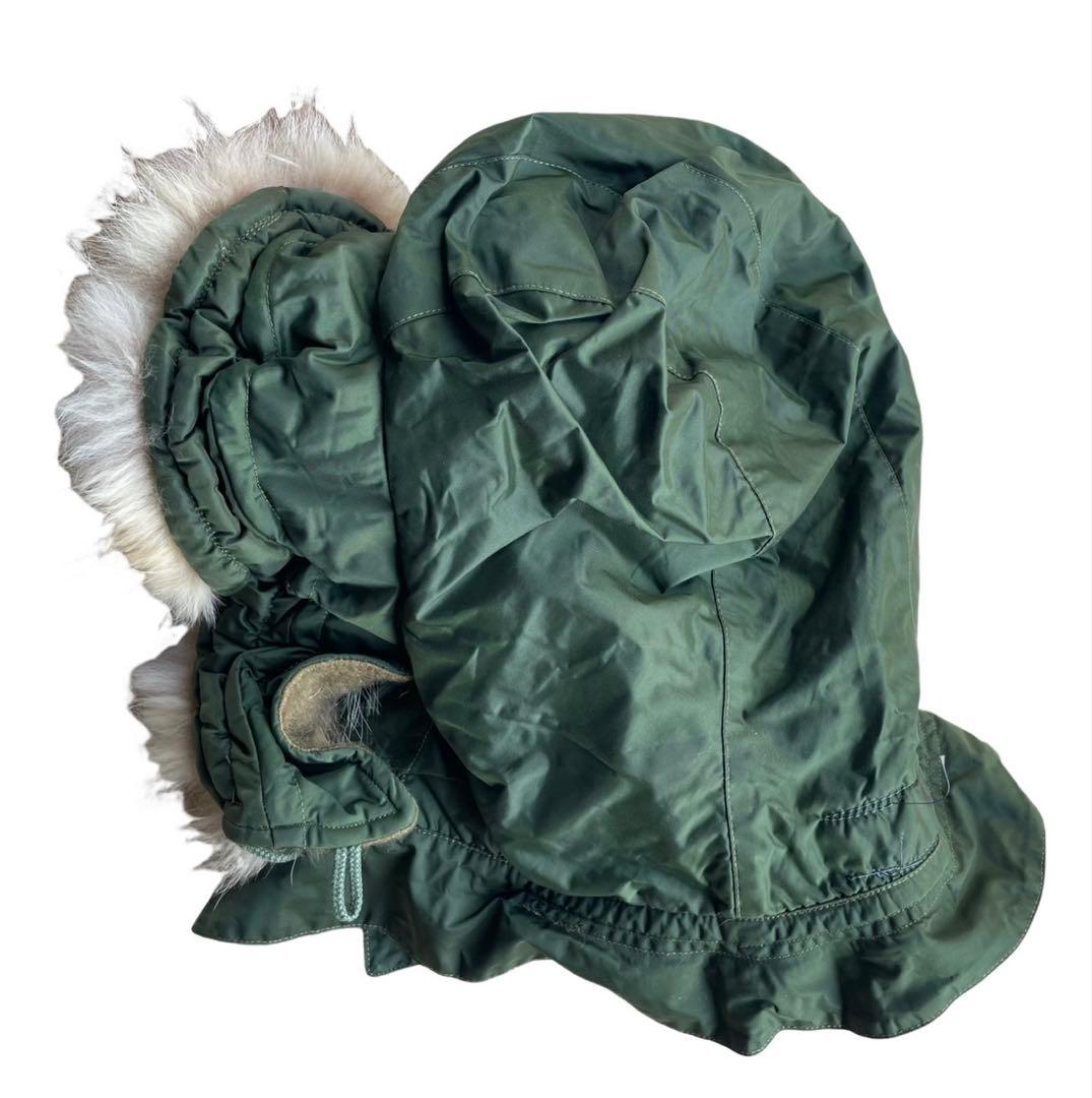 米軍海軍A-1デッキジャケット用M-59コヨーテファー付きフード