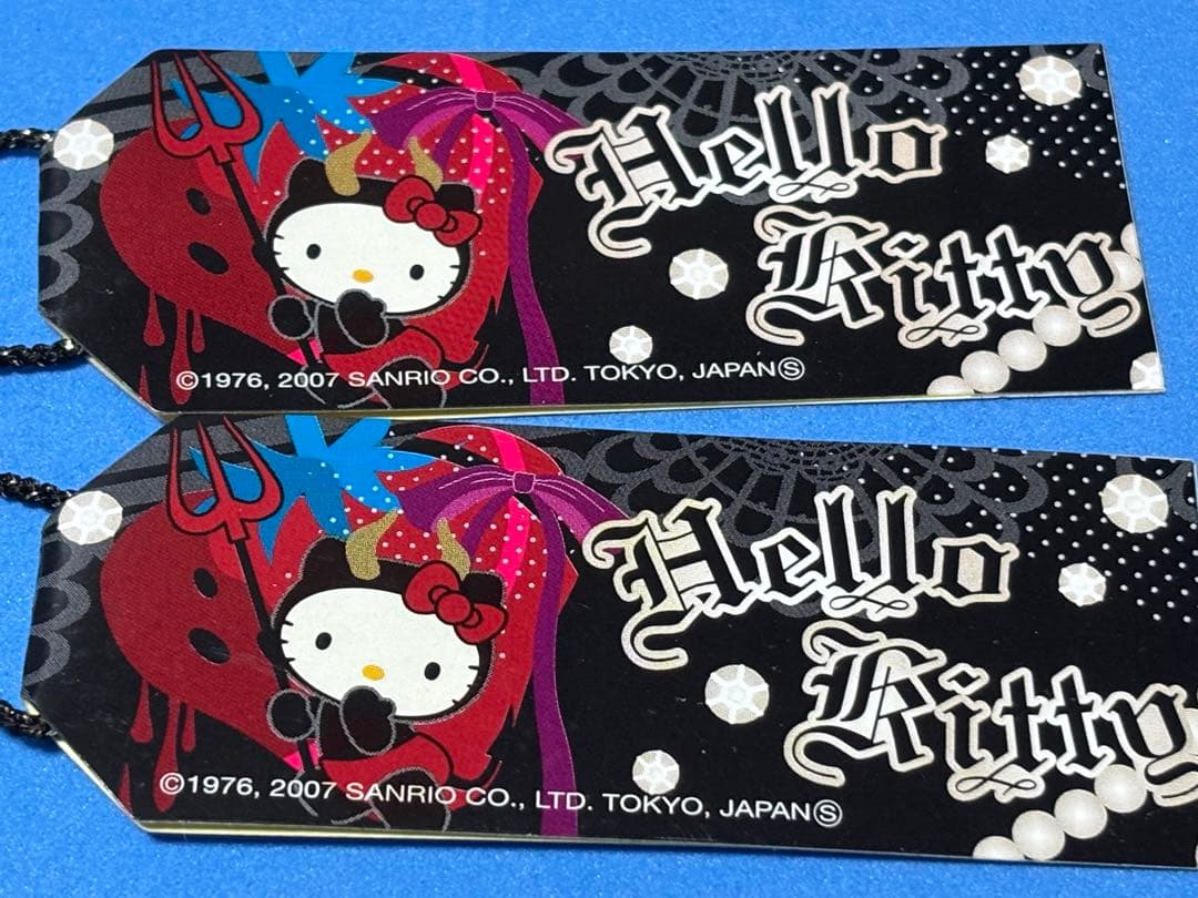 ハローキティ デビル 悪魔　根付 ストラップ　2種セット　希少