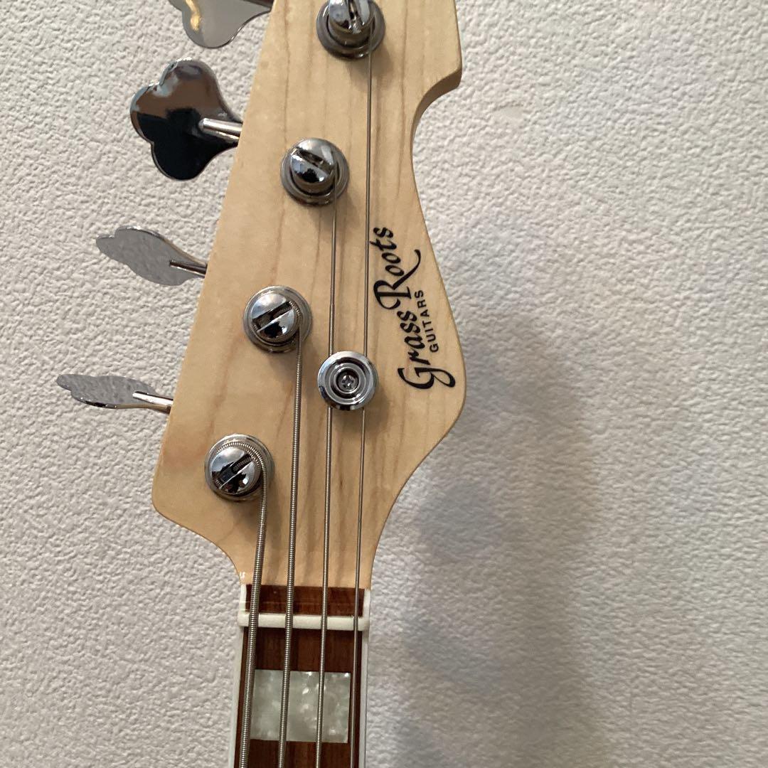 GrassRoots エレキベース 4弦 レッド