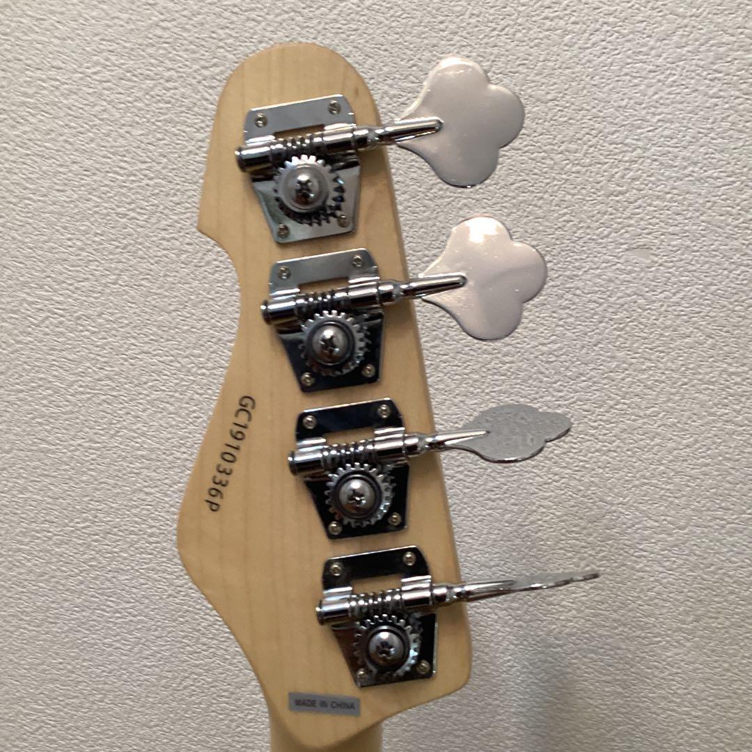 GrassRoots エレキベース 4弦 レッド