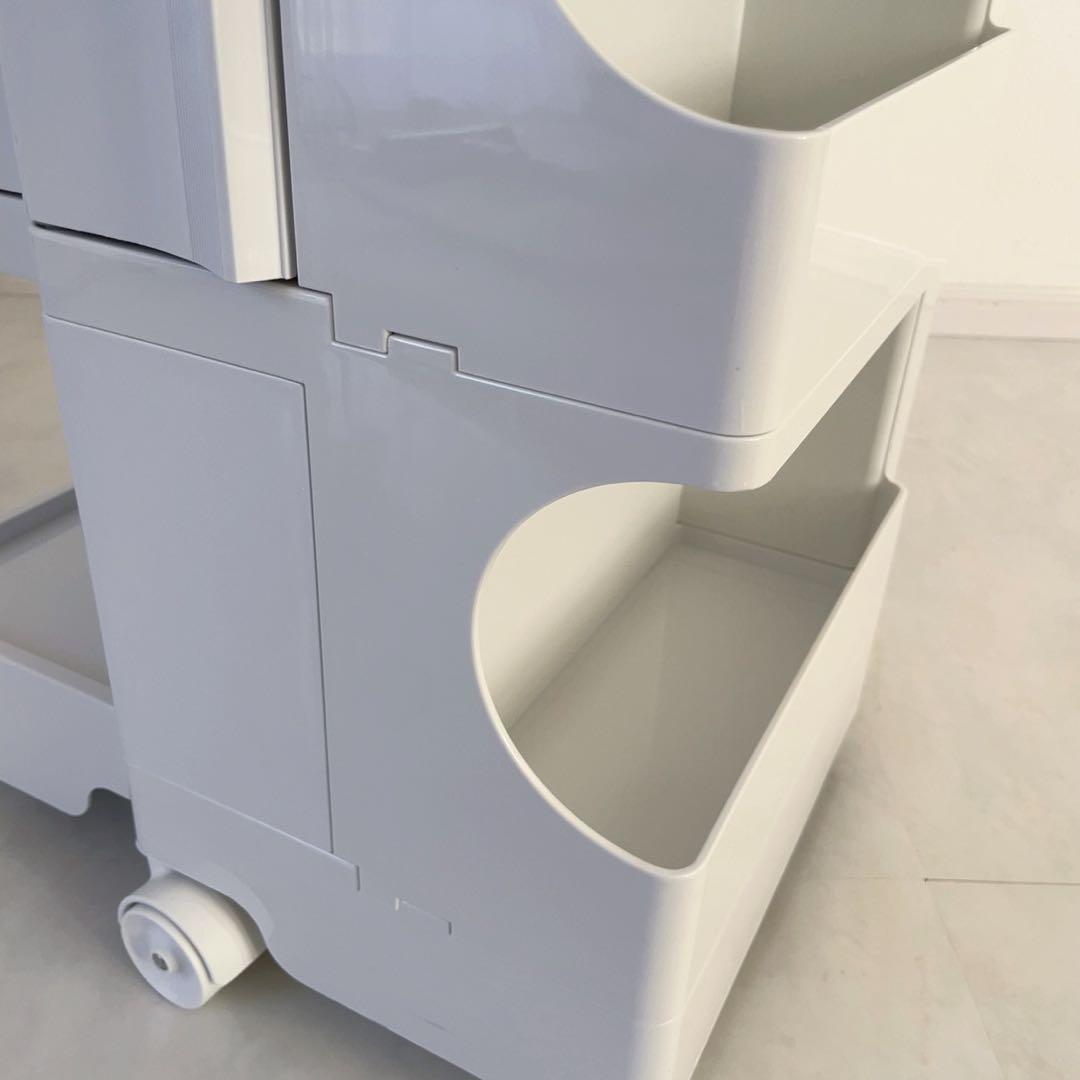 ボビーワゴン レプリカ 回転　ワゴン　マルチワゴン　収納　韓国　収納家具　白