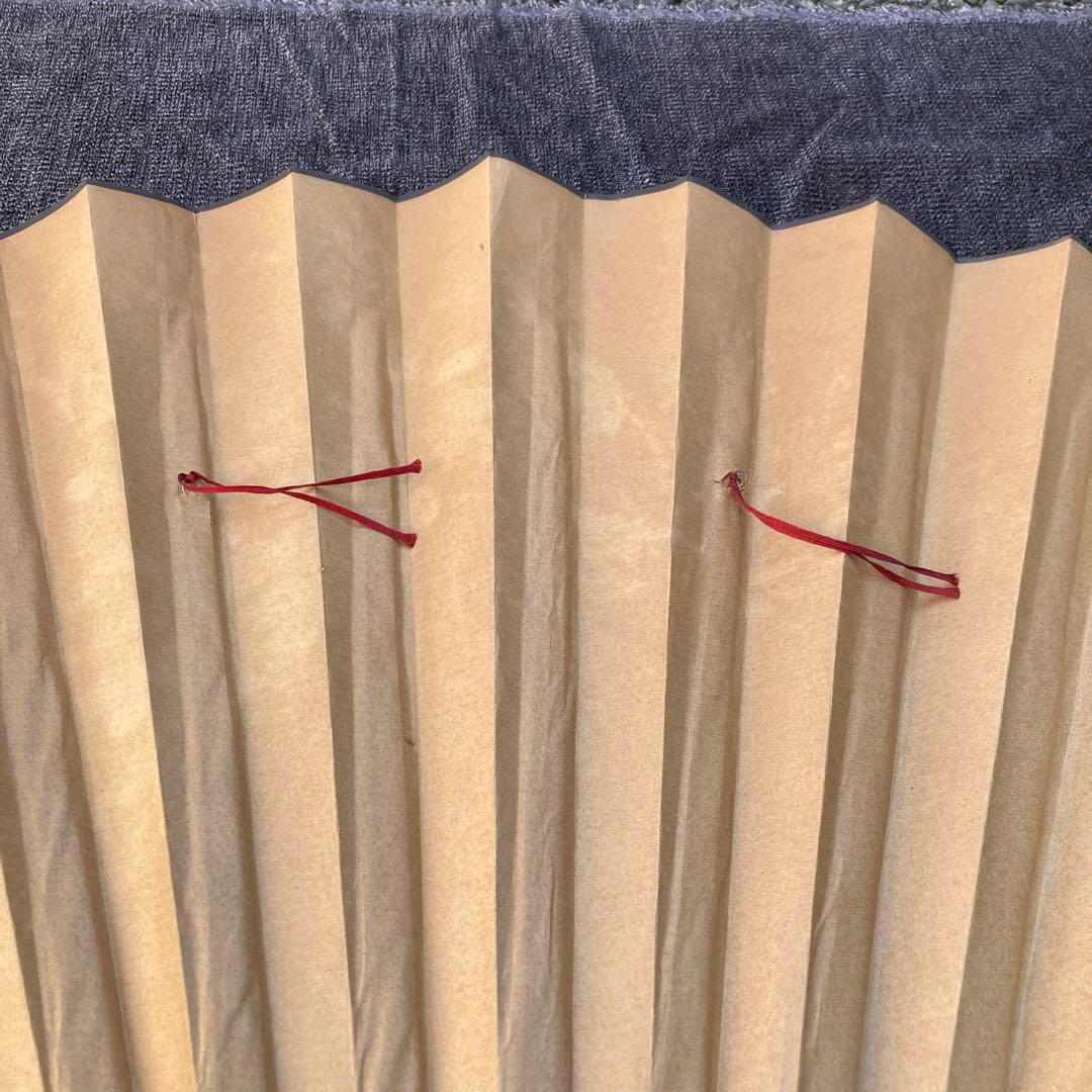 特大 ジャンボ 扇 孔雀絵 扇子 飾り物 レトロ 骨董