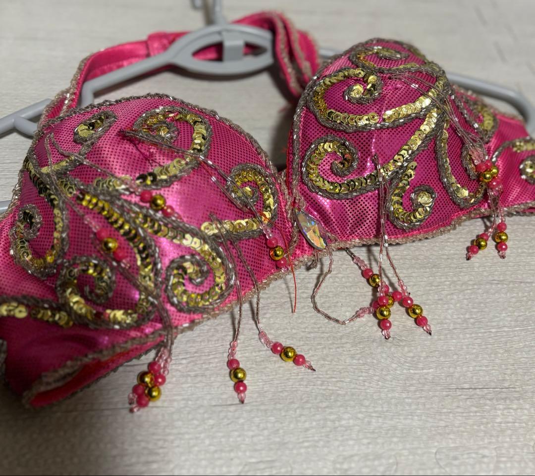 【期間限定】isisyoベリーダンス　ピンクブラスカート