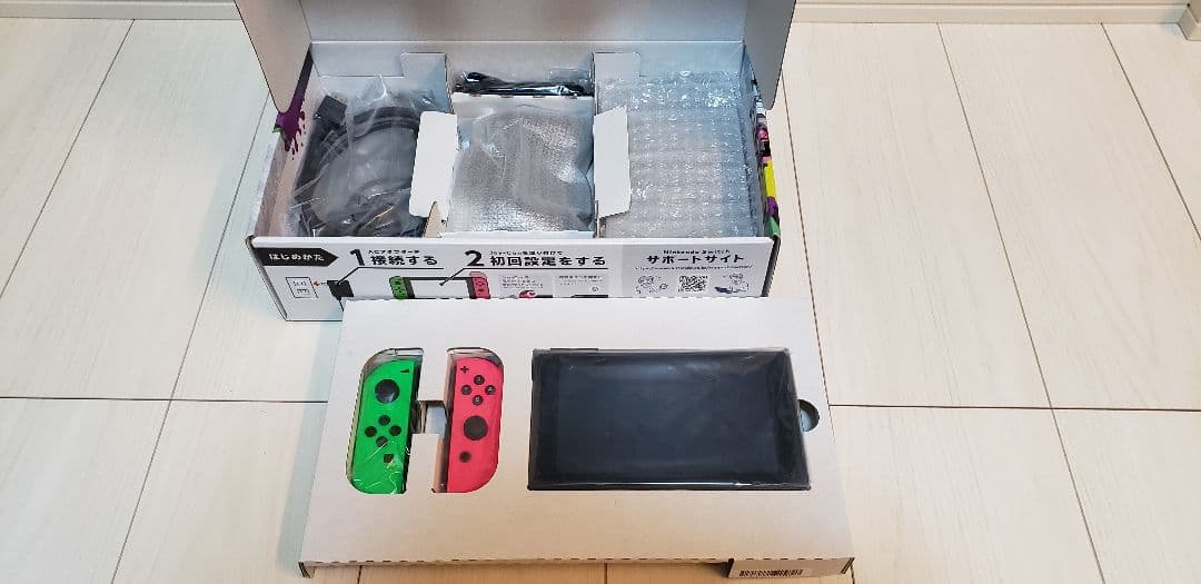 Nintendo Switch 本体のみ スプラトゥーン2セット　おまけ付