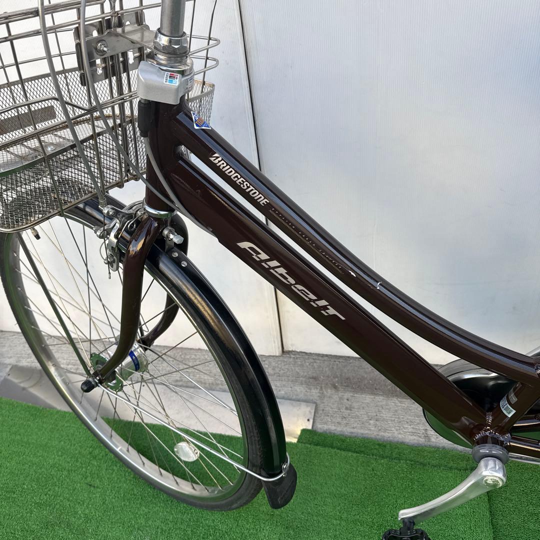 ブリヂストン アルベルト自転車26インチ 内5速 オートライト ブラウン