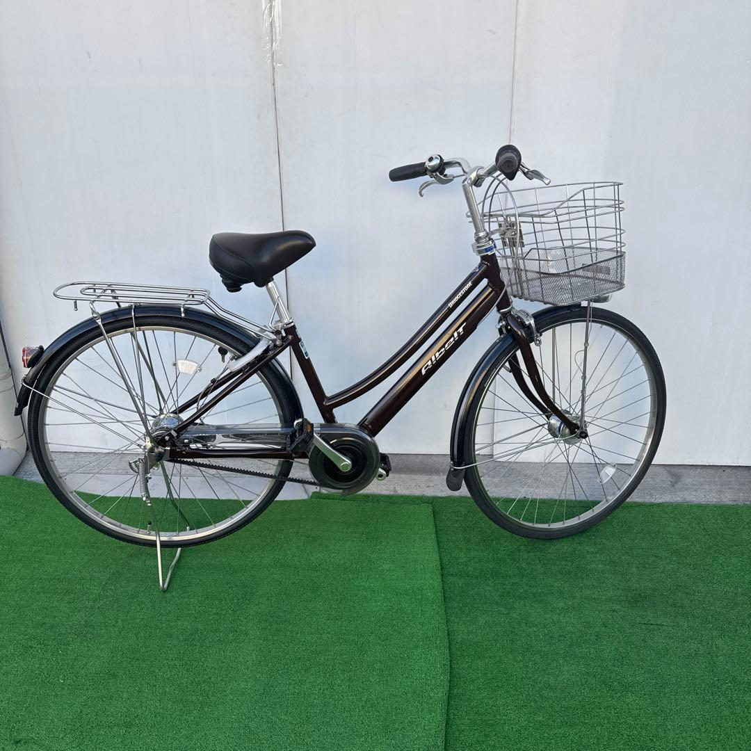 ブリヂストン アルベルト自転車26インチ 内5速 オートライト ブラウン