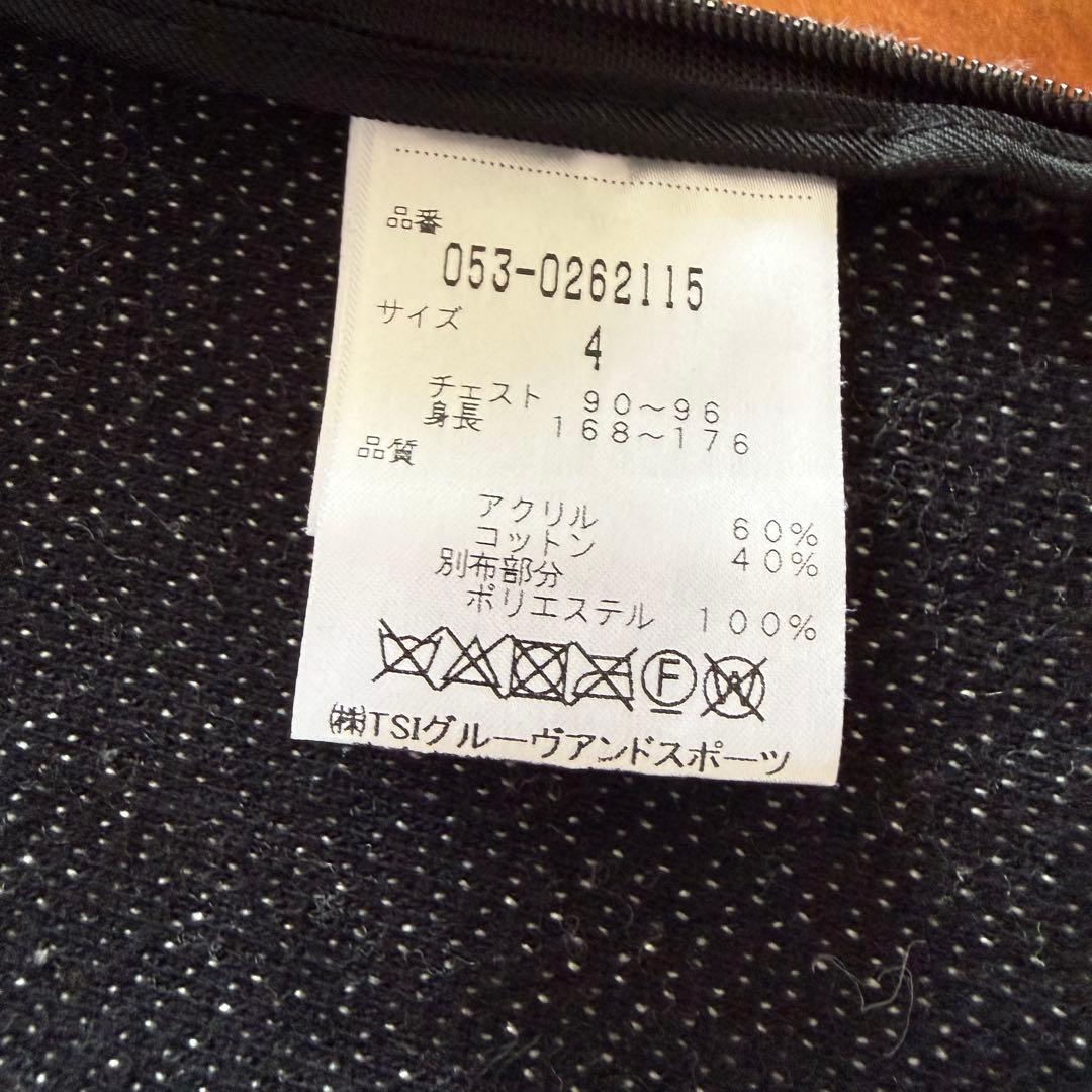 美品　パーリーゲイツ　フリース　ジャケット　ハーフジップ　グレー　黒　M〜L相当