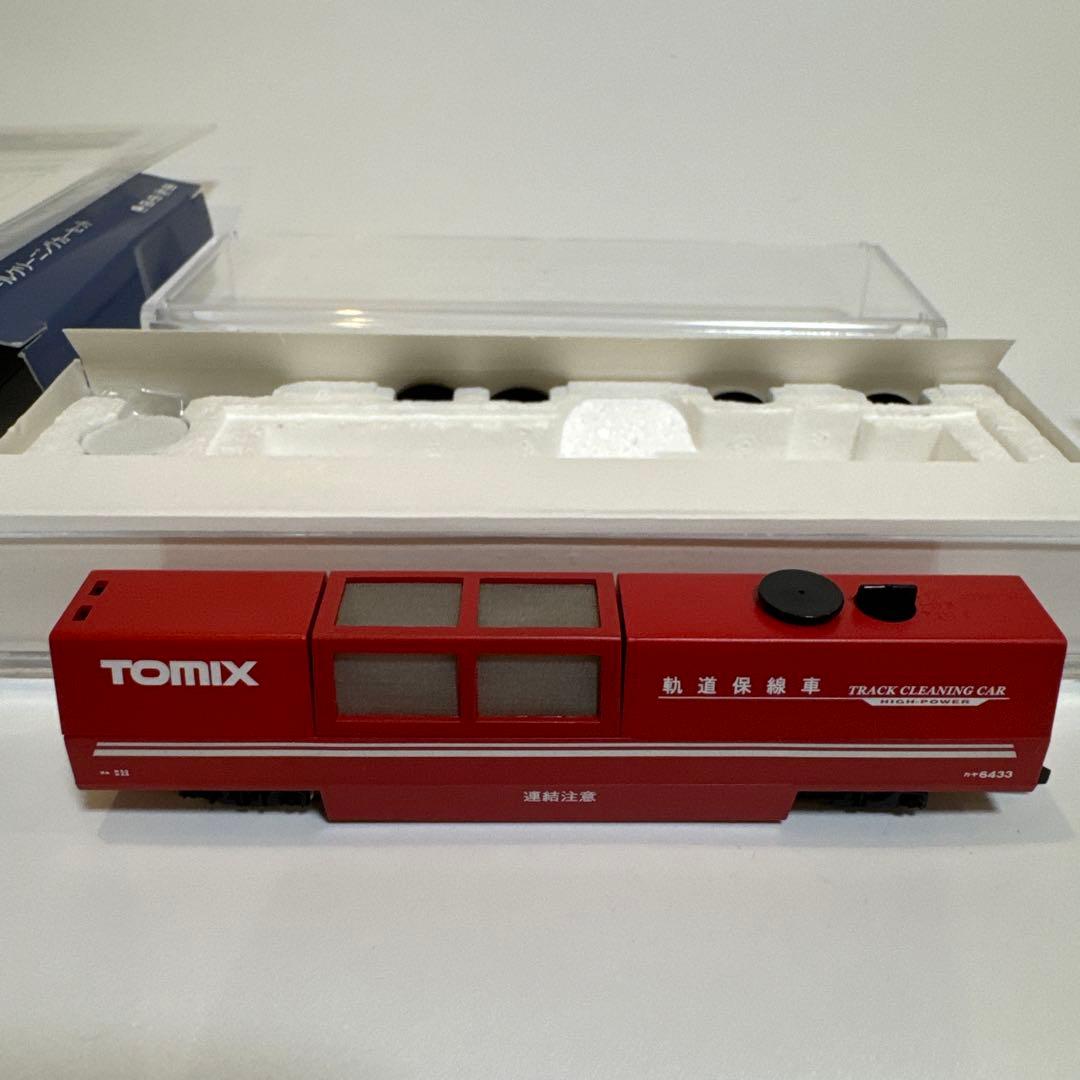 (美品)TOMIX Nゲージ マルチレールクリーニングカーセット 6433